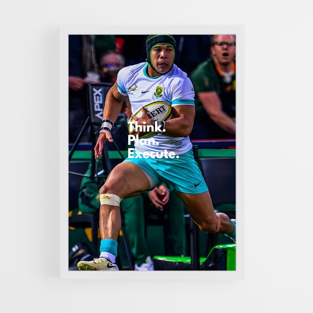 Poster L'Élan de Cheslin – affiche Rugby (vue 3)
